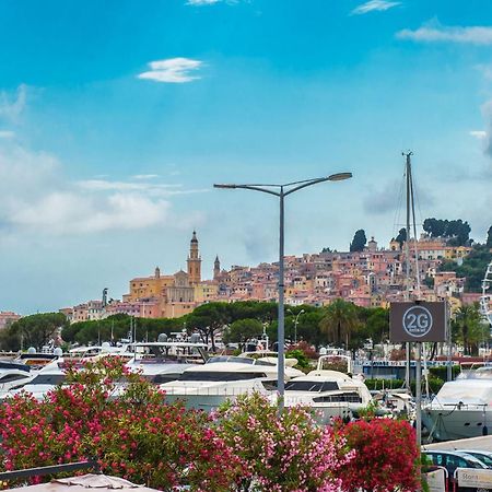 Vina Del Mare, Vue Mer, Terrasse Menton Extérieur photo