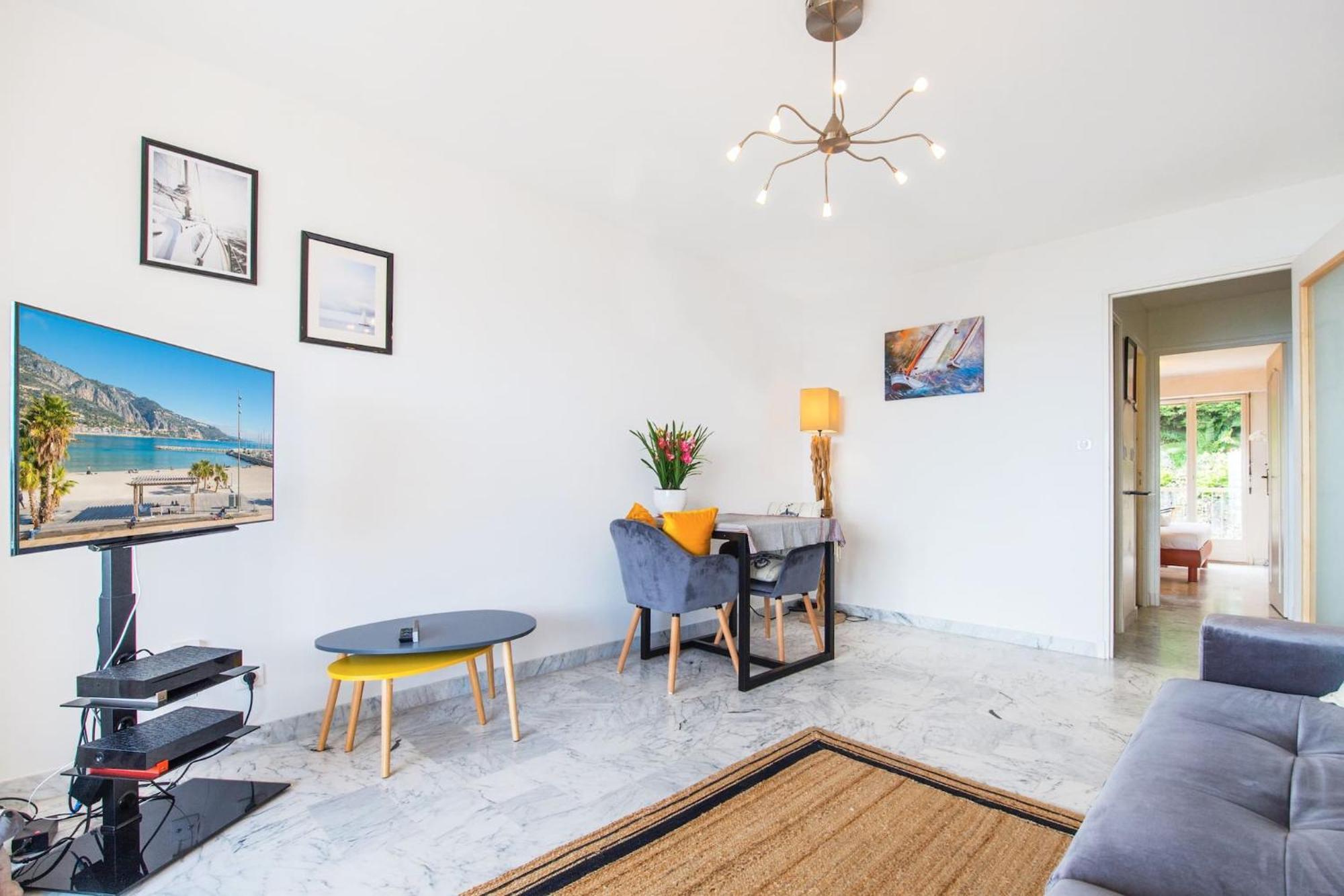 Vina Del Mare, Vue Mer, Terrasse Menton Extérieur photo
